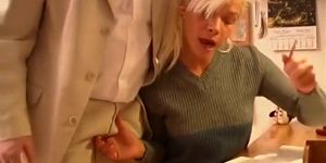 Exotic Amateur clip with Blonde YoungOld scenes