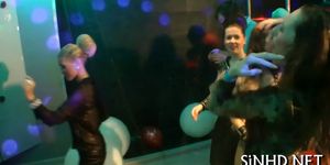Wild and raucous pole party - video 22