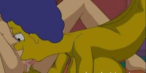 Lesbian Porn - Marge Simpson and Lois Griffin