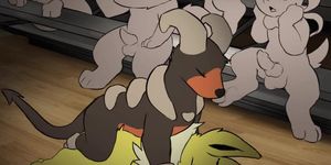 Gay Poke-Pups KNOTTING ACTION