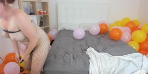Fishnets + Balloons