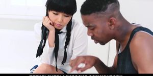 Japanese Tutor Gets Drilled By A Big Black Dick
