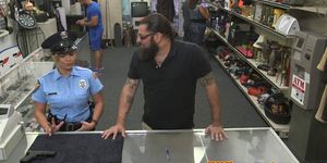 XXXPAWNSHOPS - Real latina pawnshop police amateur fucked