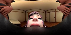 Pharah & D.Va having some fun (Giantess VR animation)