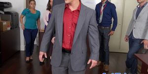 Office stud buttfucked after working hours