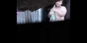 neighbor bhabi changing after bath - video 1