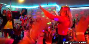 Peculiar teens get completely insane and naked at hardcore party