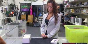 Latina Victoria Banxxx ends up fucked hard in the pawnshop