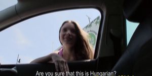 MOFOS - Hungarian hitchhiking teens outdoor pov fuck