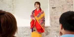 ALL JAPANESE PASS - Miina is undressed of kimono