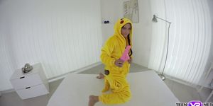 VR Nicole Love masturbates in a pikachu outfit (Kyla )