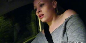 Stranded Russian teen bangs huge dick in car (Lola Taylor)