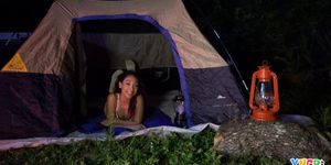 YNGR - Sexy Latina Fucked Outdoors In Middle Of The Night