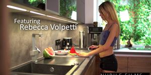 sweet and sensual rebecca volpetti has her skinny pussy pleasured s34:e20