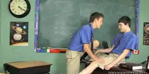 Boring Detention Leads to Hot Twink Fucking