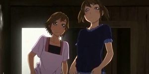 Hentai girls pleasuring a long shaf