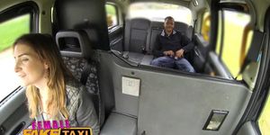 Female Fake Taxi Big black dick stretches sexy slim drivers tight holes (Adreena Winters, Mr Longwood)