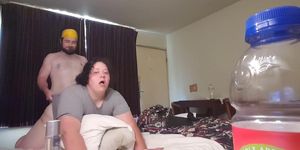 Wife gets fucked in hotel