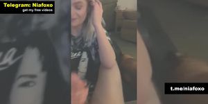 Hidden cam, playing while watching tv, reverse cowgirl doggy cum in ass - Telegram: Niafoxo