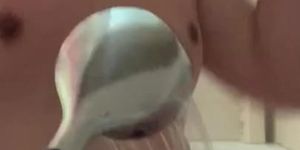 Chubby teen shower time