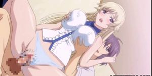 Hentai Sexszenen mit vollbusiger Blondine - Video 1