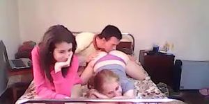 Russian Orgy In Webcam