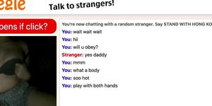 Omegle teen in a hurry
