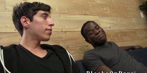 BLACKS ON BOYS - Billy Eastmore Gets His First Black Cock