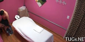 Massage room exposes sex scene - video 16