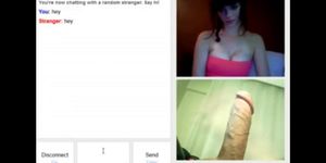 Beautiful Omegle Babe with Big Boobs Teasing