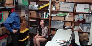 Chubby latina teen thief punish fucked by a LP officer (Luna Leve)