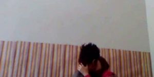 Asian amateur couple making out at home part2