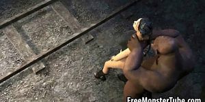 3D Lara Croft getting fucked hard by a horny troll (Jamie Lee, Lara Craft)