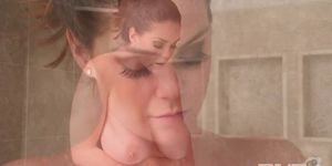 Puba - Alison rubs herself to completion in a giant steamy shower (Alison Tyler)