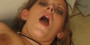 French MILF Big Boops assfucked and DP