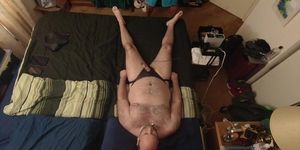 Sir T uses electro to torture my dick and balls before fucking my throat