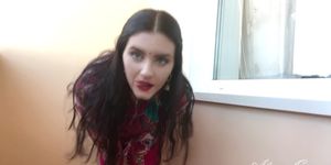 Devar Fucks Indian Desi Bhabi Rudely in Mouth and Cum Huge on her Face-IMWF