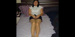 Asian in Pantyhose Part2