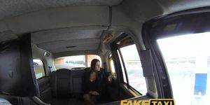 FakeTaxi Back seat fucking for hot Romanian girl with huge tits