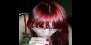Redhead Girl With Dick In Mouth