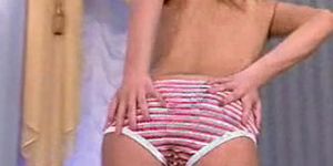 Pink Striped Panties
