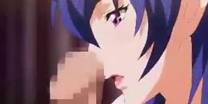 Its raining cum in this super squirting anime