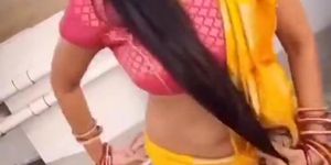 indian aunty dancing very hot expression
