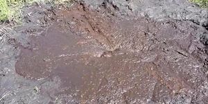 Mud dives COMPILATION + Sink down into Beanbags  HD
