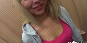 Adorable czech teen was seduced in the hypermarket and penetrated in pov