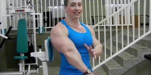Brazilian FBB Huge Feaking Biceps