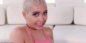 Blowpass Aaliyah Hadid Teases And Throats Dick For Facial Cum! (Justin Hunt)