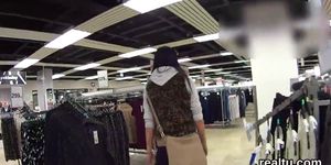 Ravishing czech teenie gets tempted in the hypermarket and penetrated in pov