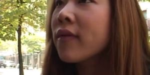 Lost Asian milf gets directions straight to dudes cock