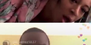 Ebony Lightskin Sucks Cock On Instagram Live